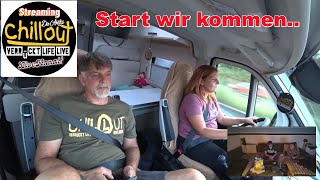 Der Roadtrip startetdie Fahrt zum Startpunkt👍Livestream Twitch Reaction Video vom 231024❤️ [upl. by Lagas]