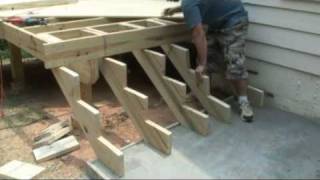 How to build deck stairs  Deckscom [upl. by Itin]