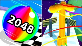 Ball Run 2048 vs Tall Man Run Android iOS Gameplay Mobile Ep369 [upl. by Latsyrk674]