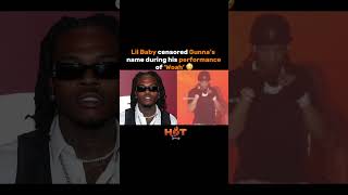 Lil Baby bleeped out Gunna’s name during his performance of ‘Woah’ 😳 [upl. by Ormiston]