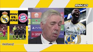 DECLARACIONES Ancelotti post Bayern 22 Real Madrid 30042024 [upl. by Hollis]