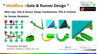 Webinar Moldflow Gate amp Runner Design [upl. by Haroppiz]