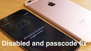 How to removereset any disabled or Password locked iPhones 6S amp 6 Plus5s5c54s4iPad or iPod [upl. by Aivatnuahs]