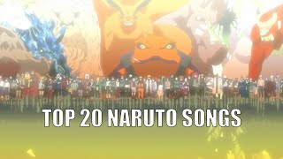 Top 20 favorite Naruto songs [upl. by Eisned]