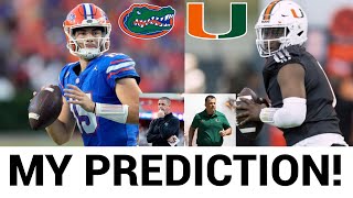 Florida Gators vs Miami Hurricanes  2024 College Football Prediction [upl. by Arbmat]