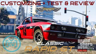 GTA Online  Dewbauchee Rapid GT Classic  Customizing  Test amp Review [upl. by Bindman183]