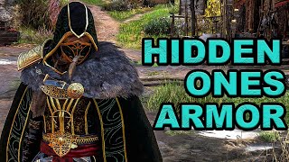 Assassins Creed Valhalla  How To Get Hidden Ones Armor Complete Set Secret Bureau Armor [upl. by Leunamme]