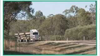 Haulmark’s Outback Truckers visit Northern Transport Services [upl. by Inohtna]