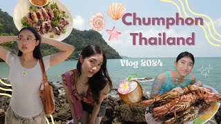 EXPLORING CHUMPHON THAILAND’S HIDDEN GEM Fresh Seafood 247 Exotic island Squid fishing🌺🐚 [upl. by Weinhardt387]