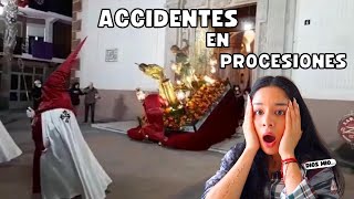 ACCIDENTES E INCIDENTES en PROCESIONES de SEMANA SANTA [upl. by Saberio808]