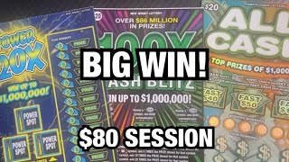 💥Bonus Win Comes Thru Very Nicely NJ Lottery amp PA Lottery Tickets 80 Session💥 [upl. by Ioj441]