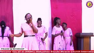 PRAISE AND WORSHIP MOMENT  WITH  WEMC WORSHIP TEAM  WAKYALIWO ESUUBI MIRACLE CHURCH [upl. by Natsreik70]