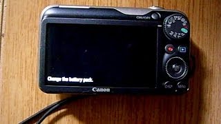 How to fix Canon quotChange the battery packquot error [upl. by Raffin]