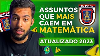 Assuntos de MATEMÁTICA que MAIS CAEM na ESPCEX ATUALIZADO 2023 [upl. by Derag]