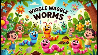 Wiggle Waggle Worms  Music for Kids [upl. by Hubing]