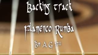 Backing track Flamenco rumba Bm A G F [upl. by Bunny572]