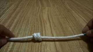 How To Tie A Stopper Knot StepByStep Tutorial [upl. by Enaoj]