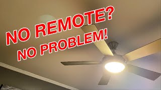 How to install a remote control ceiling fan without a remote [upl. by Annamarie]