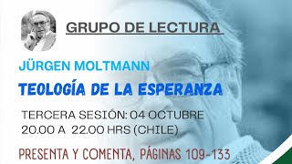 Tercera Sesión Moltmann Presenta Cristián Cabrera Chile [upl. by Yderf]