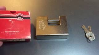 216 Iseo 90mm Shutter Lock Picked and Bypassed Model 805909 [upl. by Assinna]