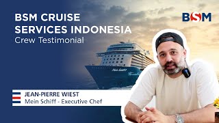 Mein Schiff Executive Chef JeanPierre Wiest at BSM Cruise Services Indonesia Office [upl. by Drews]