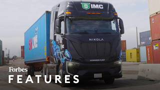 ‘The Bentley Of Trucks’ Nikola’s Hydrogen Trucks Wants To Clean Up The Trucking Industry [upl. by Reynolds681]