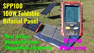 Best in Performance and Value Portable Solar Panel SPP100 Bundle Kickstarter Special 129 solar [upl. by Girvin]