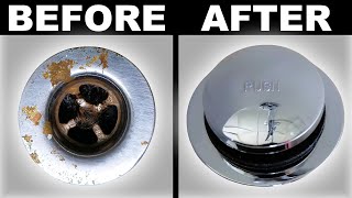 Replacing a Tub Drain Bathtub Drain Removal and Replacement [upl. by Beyer774]