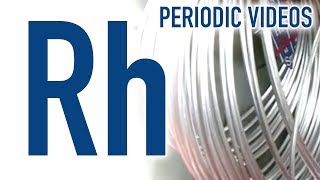 Rhodium  Periodic Table of Videos [upl. by Einimod]