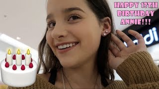 2nd Piercing on Her 13th Birthday 🎂 WK 3617  Bratayley [upl. by Anwahsiek]