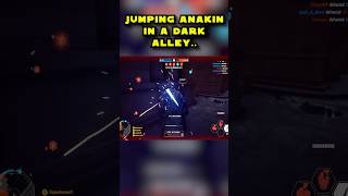 Jumping Anakin in a dark alley  Battlefront 2 shorts [upl. by Hnirt]