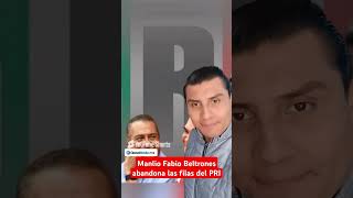 Manlio Fabio Beltrones abandona las filas del PRI [upl. by Anahsit]