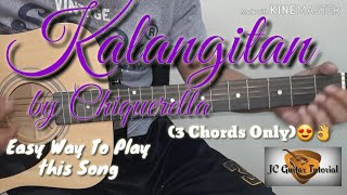 Kalangitan  Chiquerella Guitar Chords Guitar Tutorial Easy Chords [upl. by Meihar]