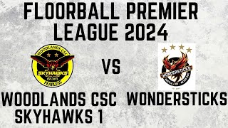 Skyhawks vs Wondersticks Match Highlights  Singapore Floorball Premier League 2024 [upl. by Peh303]