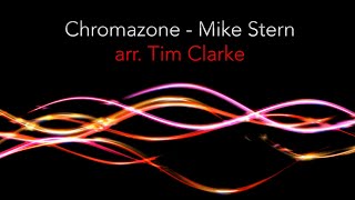 Chromazone  Mike Stern arr Tim Clarke  Derek Brown amp Troy University Jazz Ensemble [upl. by Brodeur574]