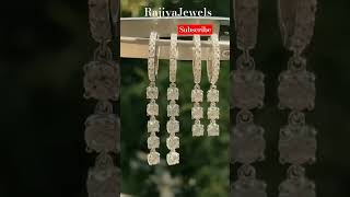 Moissanite Diamond Earrings DM whatsapp 917222864642 earrings [upl. by Papagena]