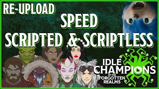 Speed Scripted and Scriptless ReUpload  Gem Farm  Blacksmithing Contracts  Idle Champions [upl. by Laurentia]