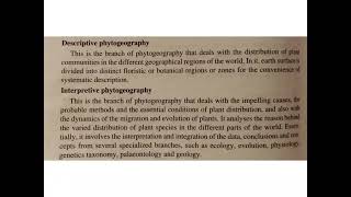 PHYTOGEOGRAPHY 5 th Semester Bsc Botany Calicut University [upl. by Rosalind]