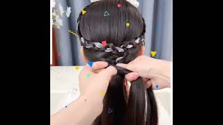 Cute nd cool hairstyle to teenageviralvideo video trending hairstyle hair hairstylesviral [upl. by Damalis]