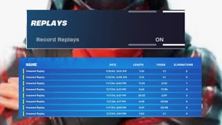 How to look at replays in Fortnite 2024 [upl. by Sherborne438]