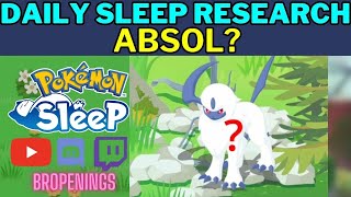 Daily Sleep Piggy thinks Absol is at OGPP pokemonsleep [upl. by Kane117]