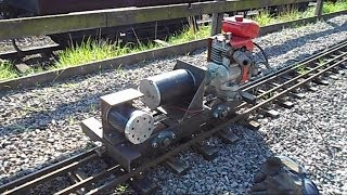 Video  79  5quot inch Gauge Petrol Electric Generator Locomotive Part 7 [upl. by Aihsenor]