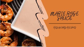 MARIE ROSE Sauce  Cocktail Sauce [upl. by Busey]