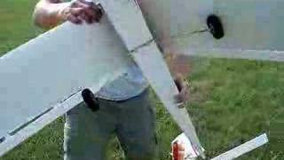 Nitro Model Airplane Crash RC Flyby No Hurt [upl. by Ybab]