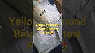 Yellow Diamond Rings Contest Prize 🤩🏆 Batting Gloves 😀shorts [upl. by Llehcam9]