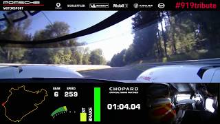 The 919 Tribute Tour Onboard record lap Nordschleife [upl. by Hillhouse]