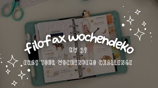 Filofax Wochendeko KW 39  theerastourwochendekochallege  Taylor Swift Wochendeko  heartsfailing [upl. by Lauder]