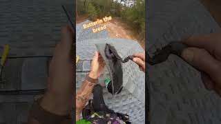 Wrappin up the job roofer rooferlife working roofing construction roof solo [upl. by Shwalb]