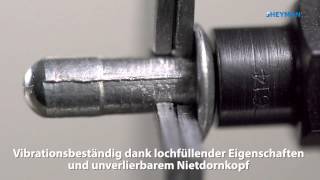 Blindnieten Multigrip Aluminium [upl. by Aneehsal]