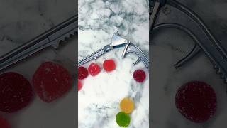 Marmalade candy vs garlic press satisfying funny press [upl. by Alimak]